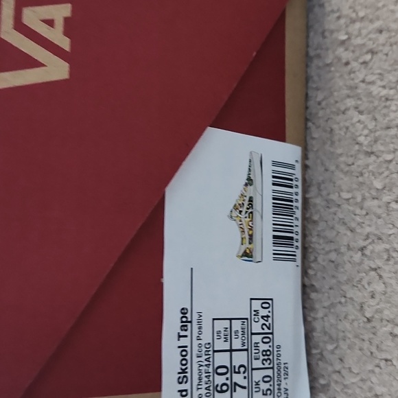 Vans Old Skool Tape Eco Theory US 6 M 7.5 W - Picture 2 of 5